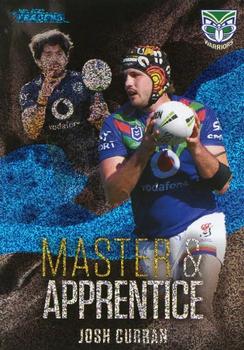2022 NRL Traders - Master & Apprentice Blue #MAB30 Josh Curran Front